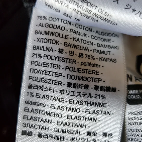 LEVI'S | 724 High Rise Straight Black Denim Jeans 30" inseam (Size 26) - Picture 7 of 7